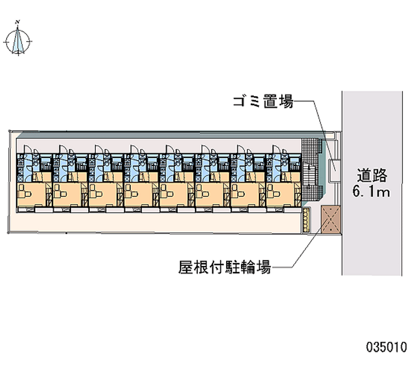レオパレス北新博労町 区画図
