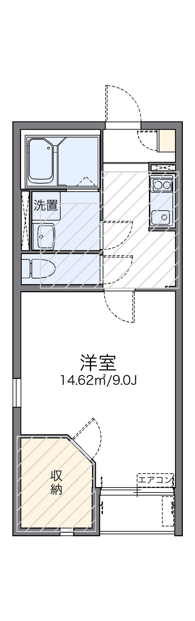 レオネクストエスペランサⅡ 間取図