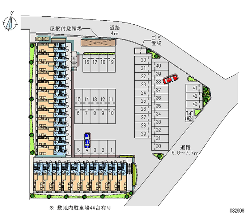 32998 Monthly parking lot