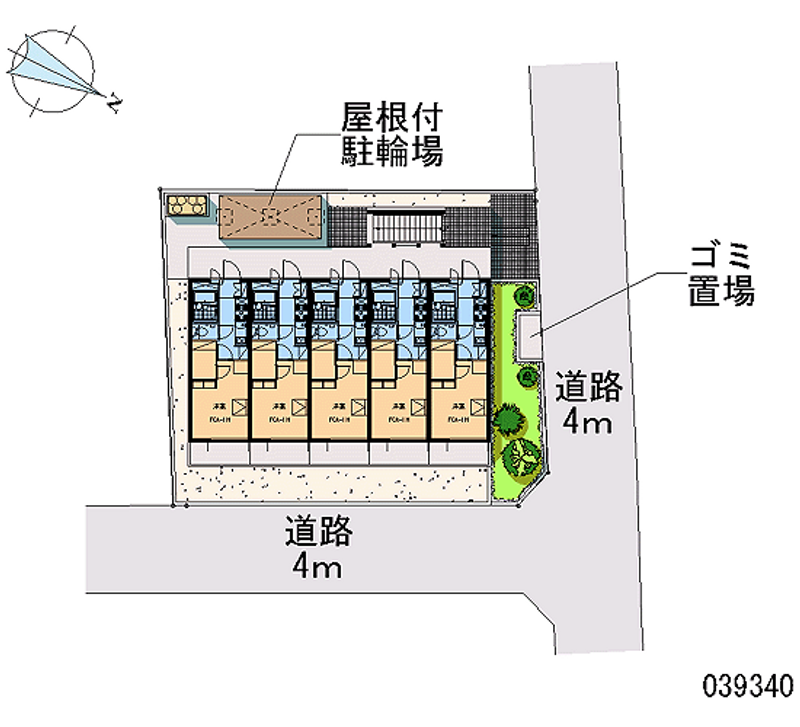 レオパレスハイム相模原 区画図