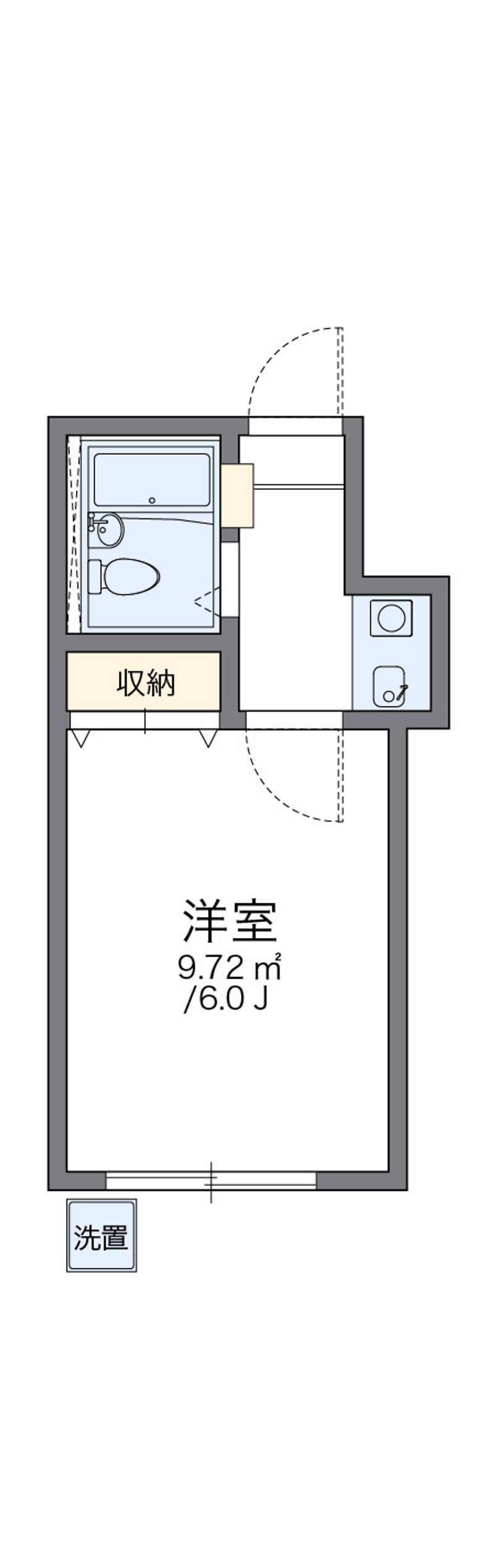レオパレス瓢箪山第５ 間取図