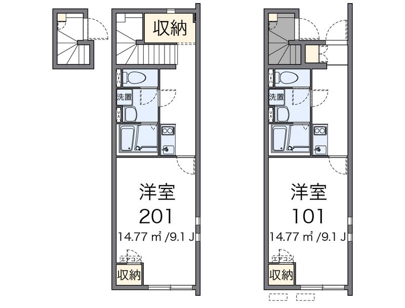 クレイノ久々原 間取図