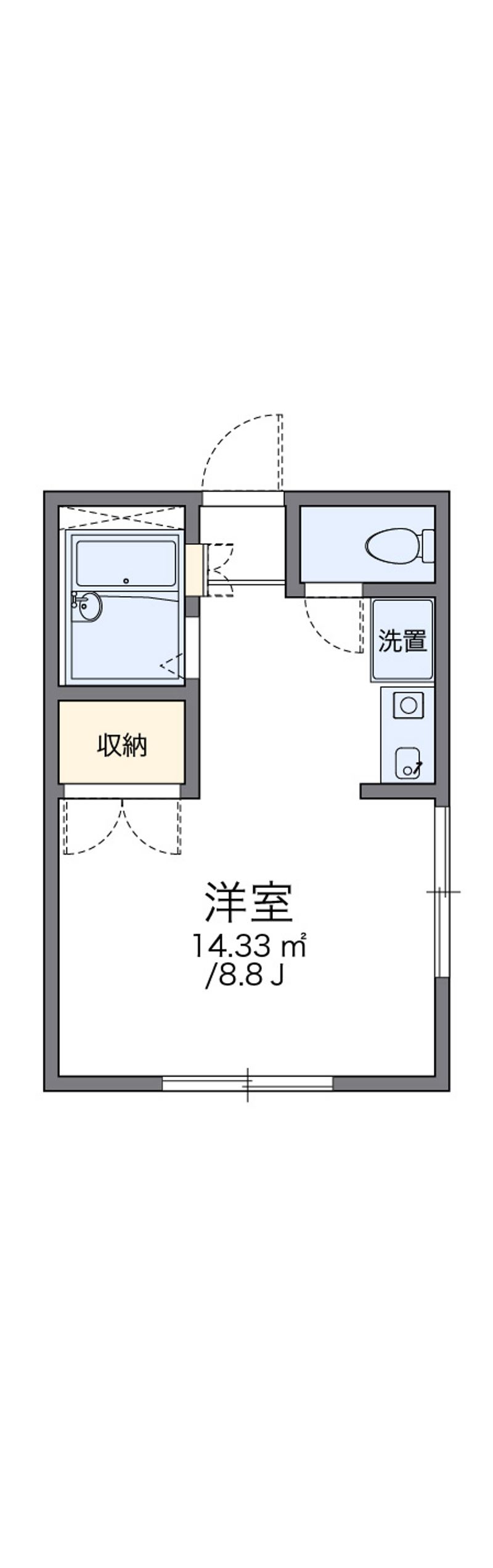 レオパレス秋桜 間取図