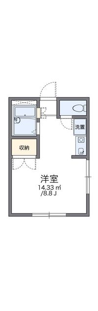 レオパレス秋桜 間取り図