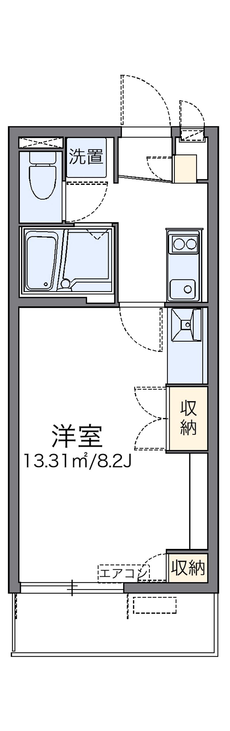 レオネクストシャンブル 間取図