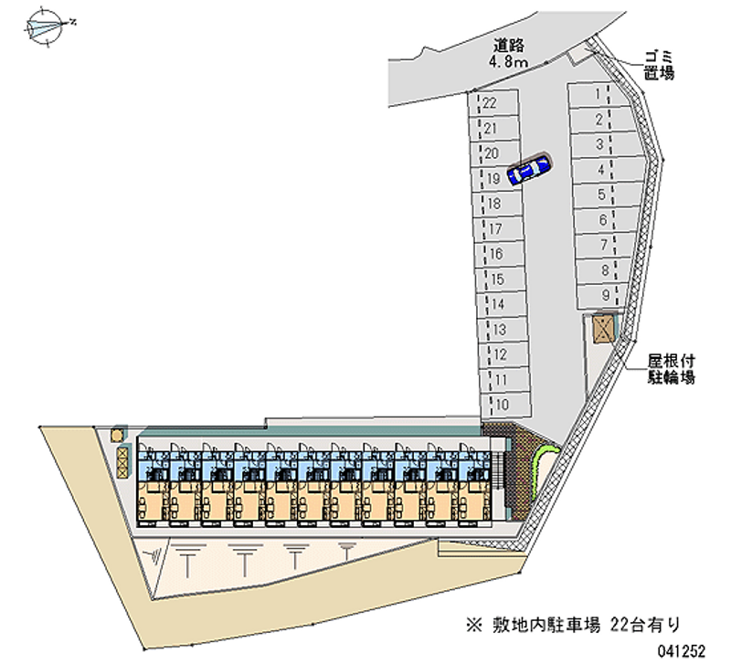 41252 Monthly parking lot