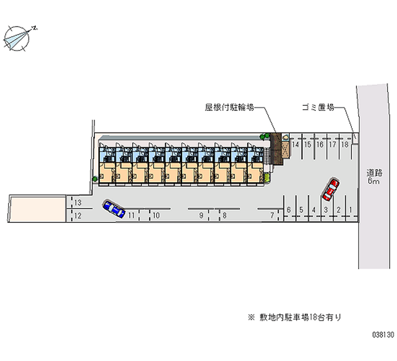 レオパレス川口 月極駐車場