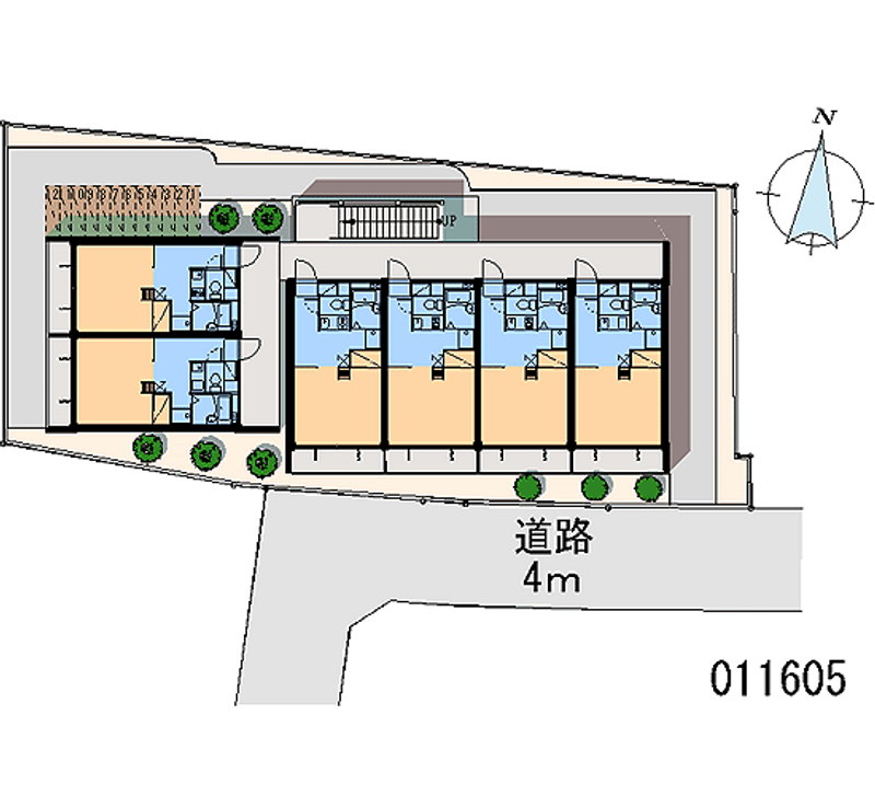 レオパレス要町Ⅱ 区画図