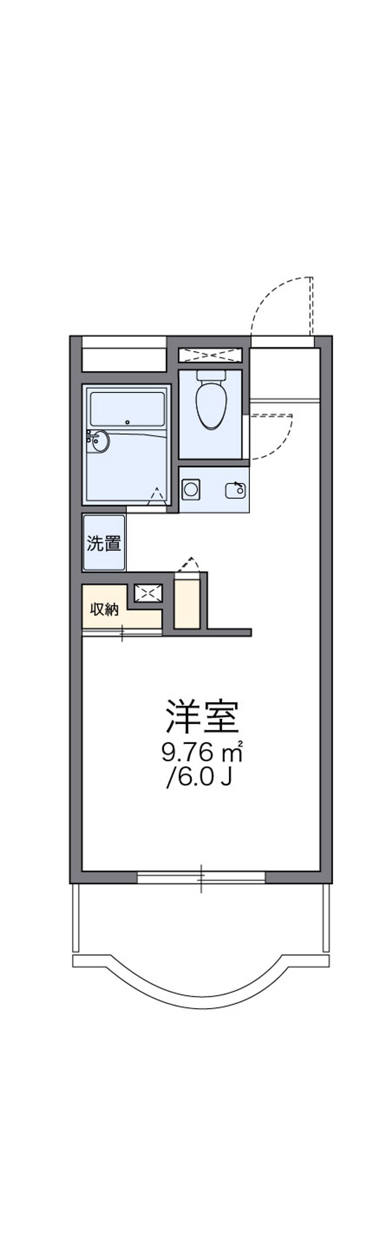 レオパレスパティオ 間取図