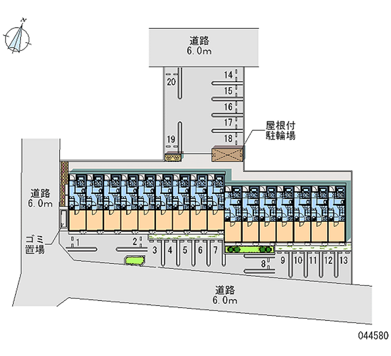 44580 bãi đậu xe hàng tháng