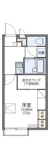 レオパレス栄華西Ⅱ 間取り図