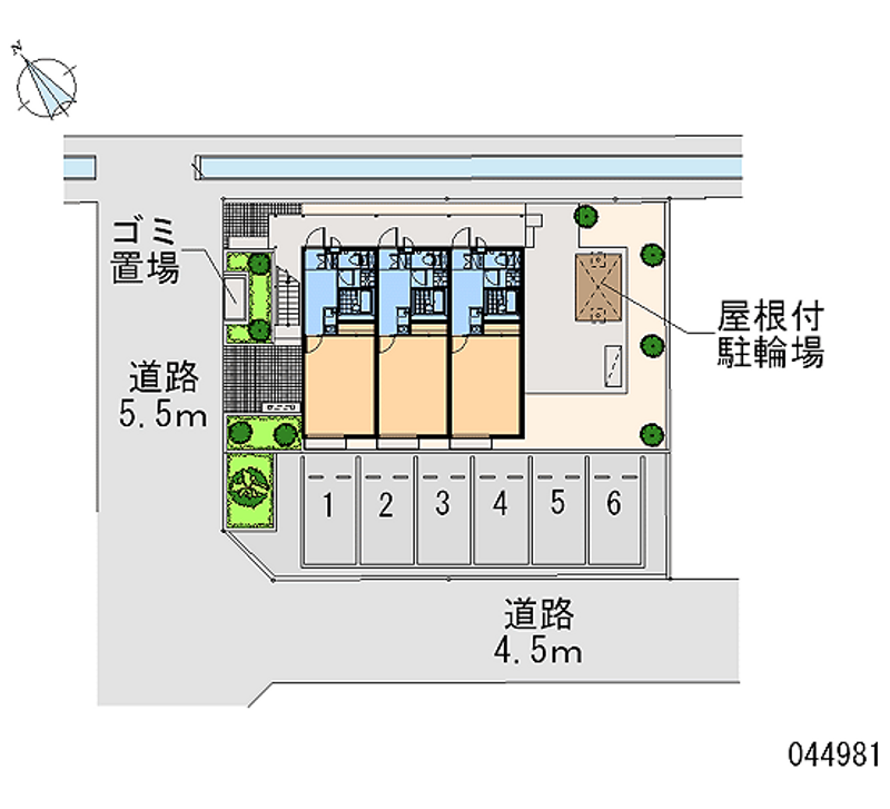 44981 Monthly parking lot