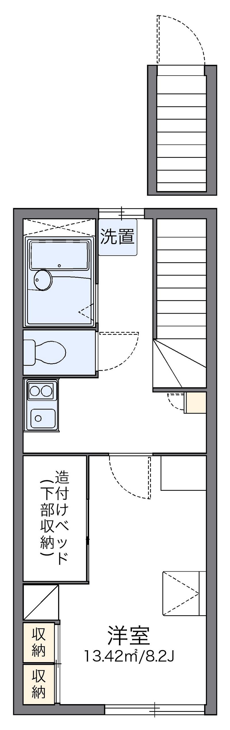 レオパレススカイヒル 間取図