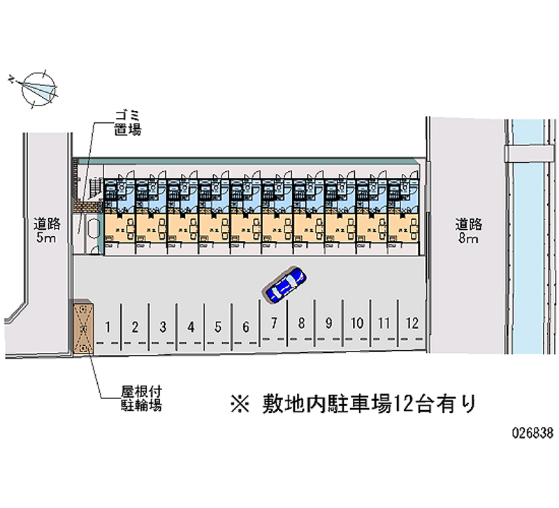 レオパレスルミエラ 区画図