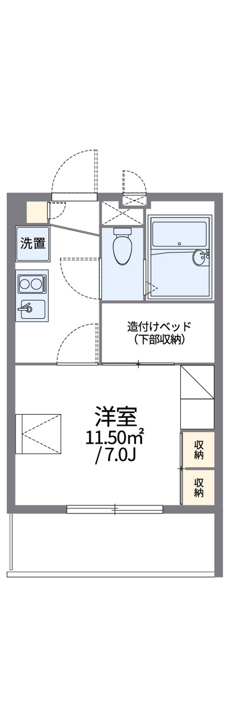 レオパレス大同 間取図