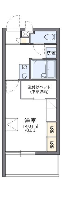 レオパレスＴＫＮＭ 間取り図