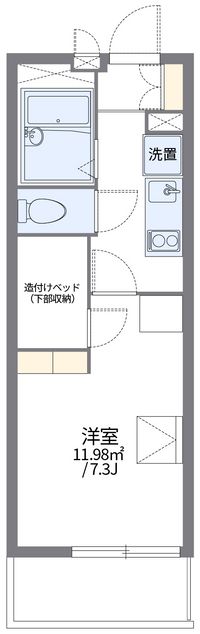 レオパレスオーロラ 間取り図
