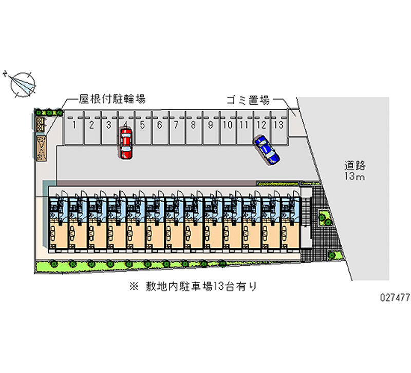 レオパレス入間グリーンヴィラ 月極駐車場