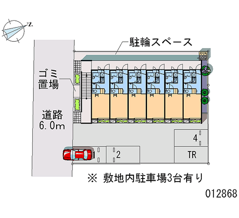 レオパレスイーイーエー 月極駐車場