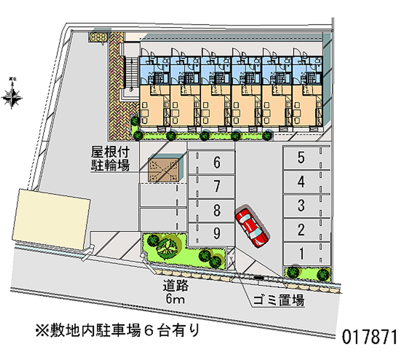 レオパレスベル　パストラル 月極駐車場