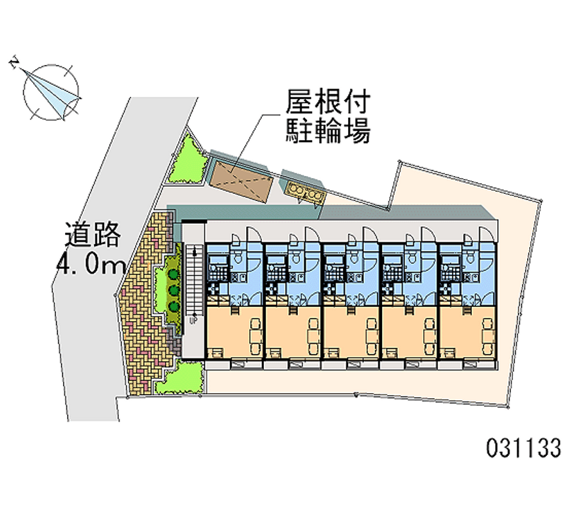レオパレストップアイランド道場 区画図