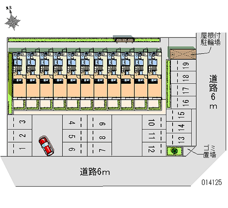 14125 Monthly parking lot