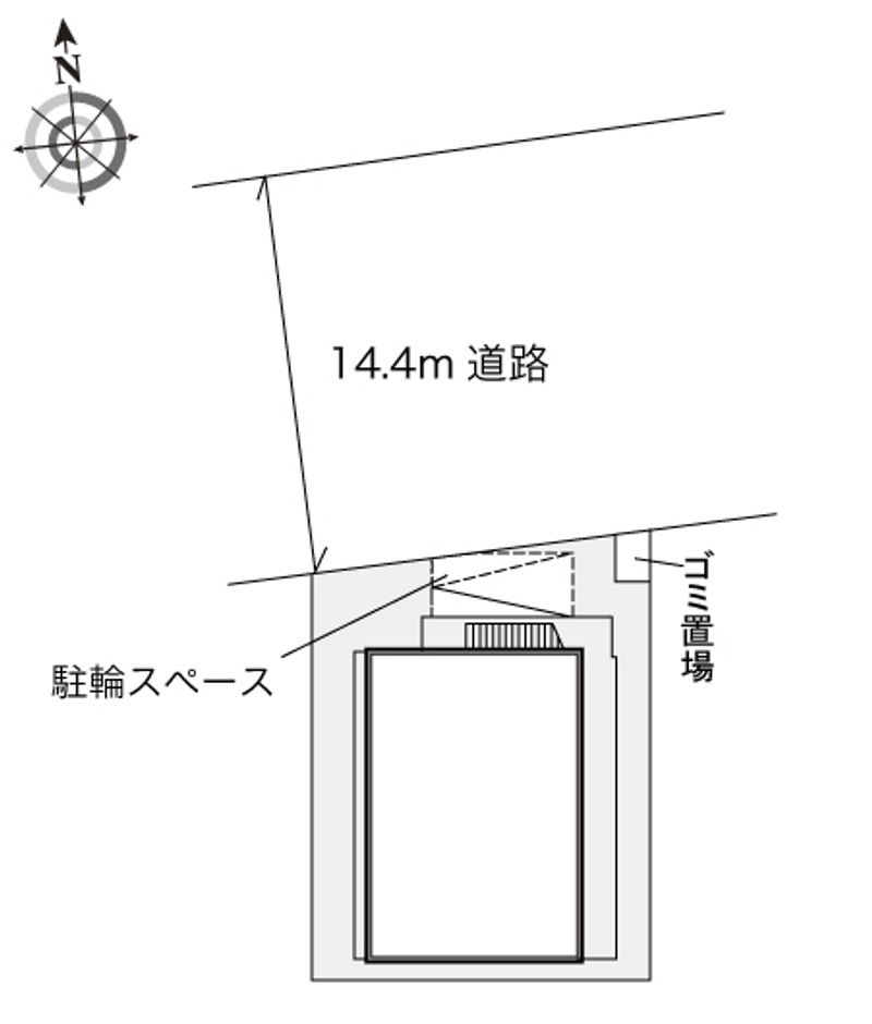 レオパレス赤井ウエスト 配置図