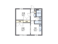 レオパレスパインヒル 間取り図