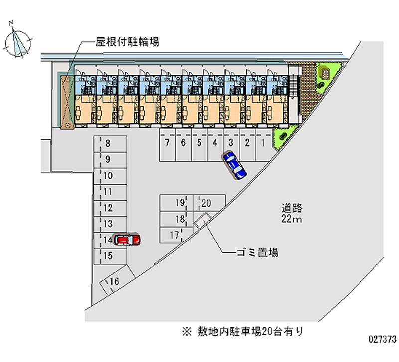 27373月租停車場