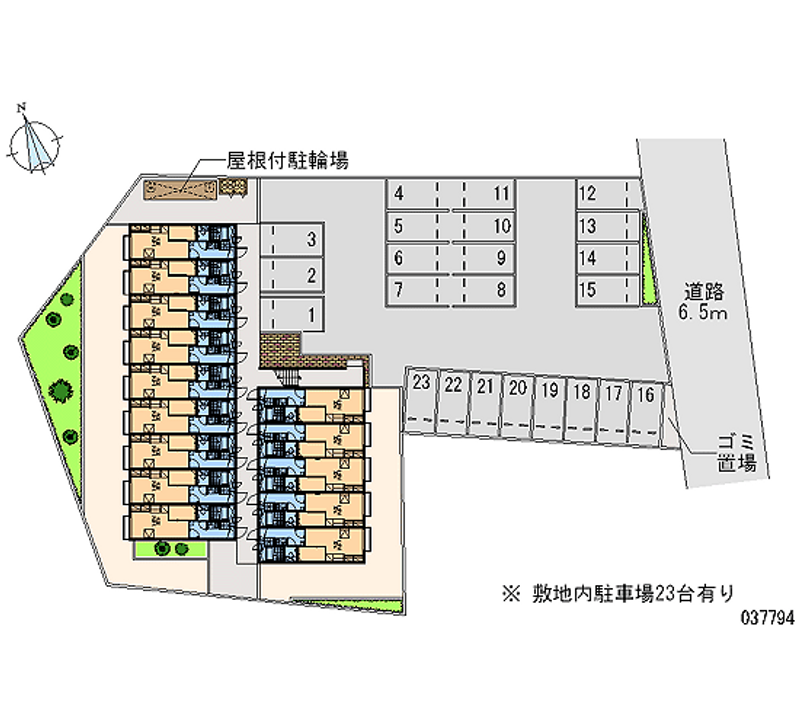 37794 Monthly parking lot