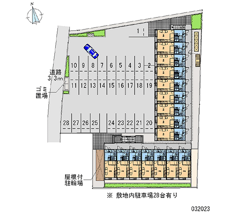 32023月租停車場