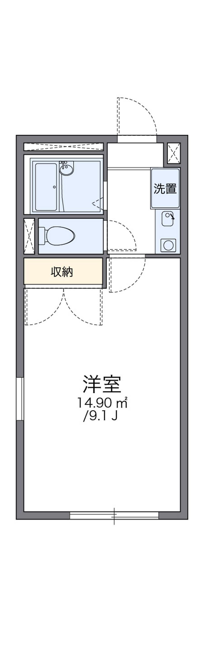 レオパレス追分 間取り