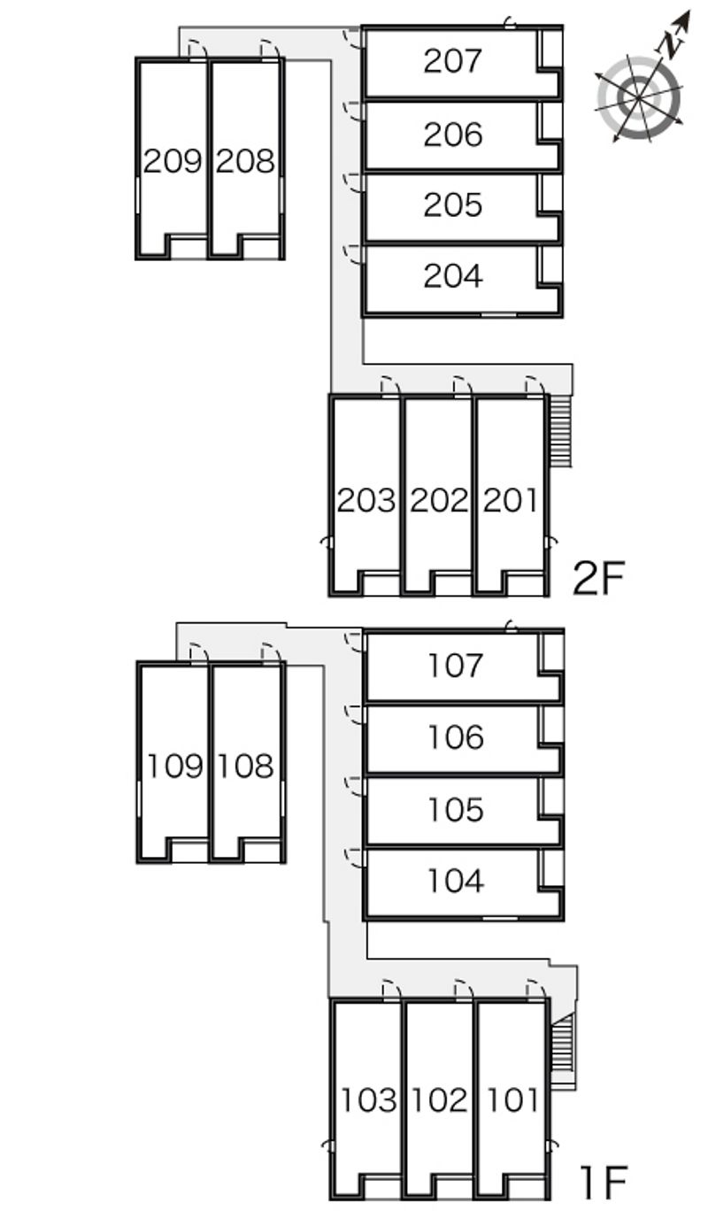 レオネクストＳＡＫＡＥ西淡路 間取り配置図
