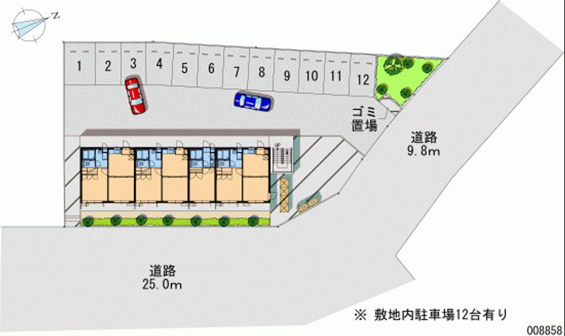 レオパレス君津 月極駐車場