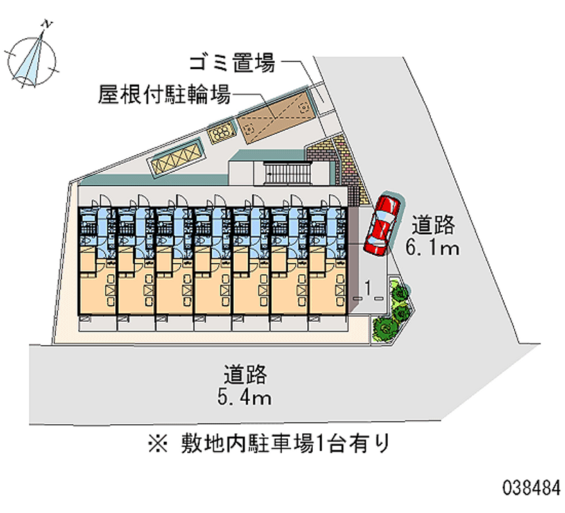 レオパレスナイス五井８１２ 区画図