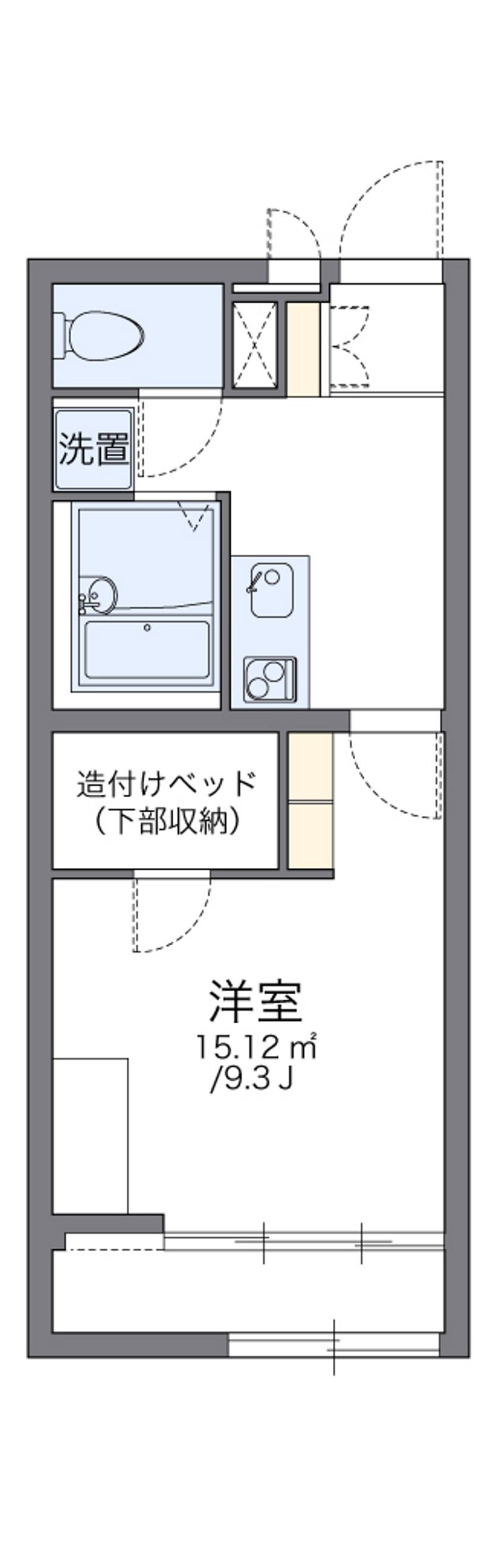 レオパレスａｍｂｉｔｉｏｕｓ 間取図
