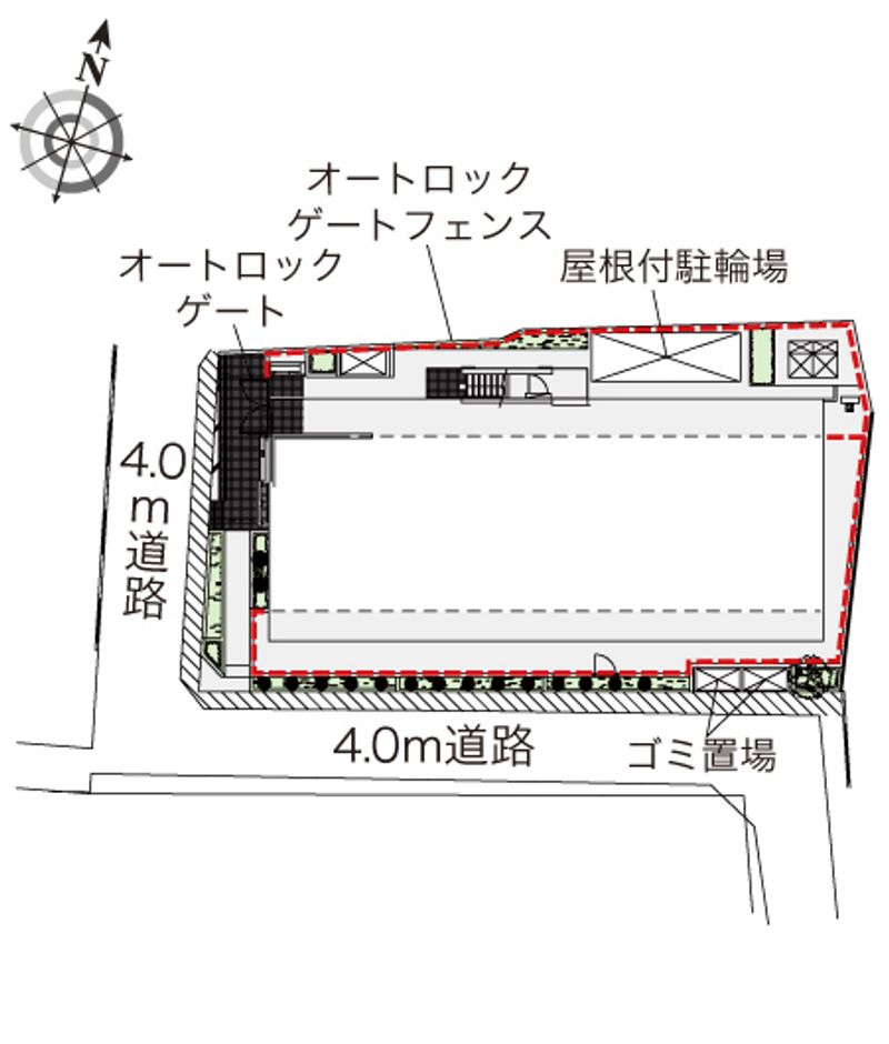 レオパレス光 配置図