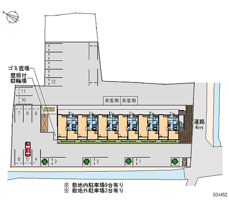 34452月租停車場