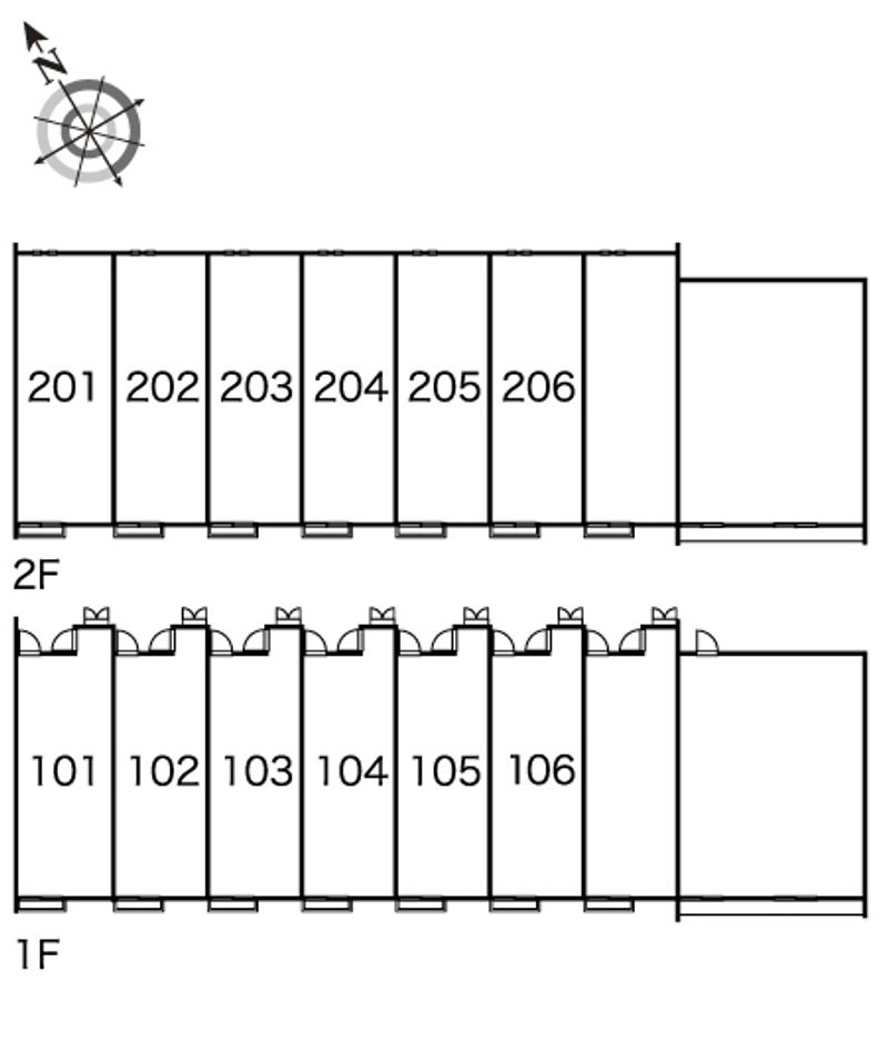 レオネクストプラム 間取配置図