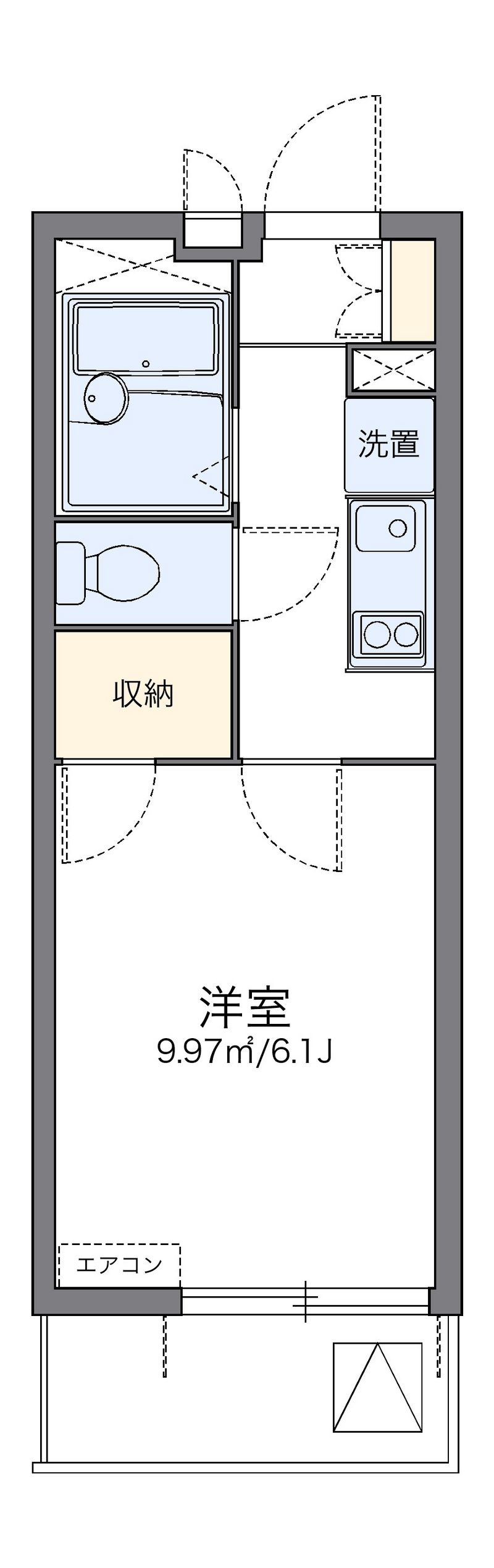 レオパレスアーク 間取図