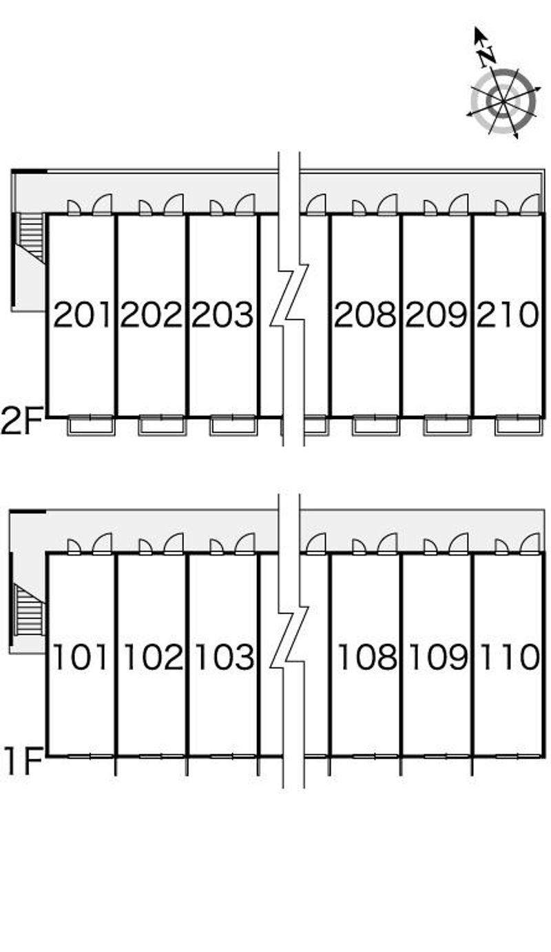 レオパレスミムラ 間取配置図