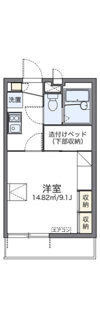 レオパレスシャトレーンⅡ 間取り図