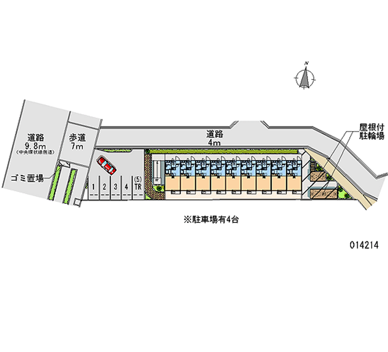 レオパレスマ・メゾン 月極駐車場