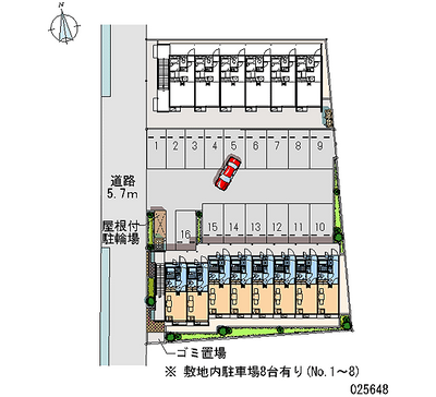 25648 Monthly parking lot