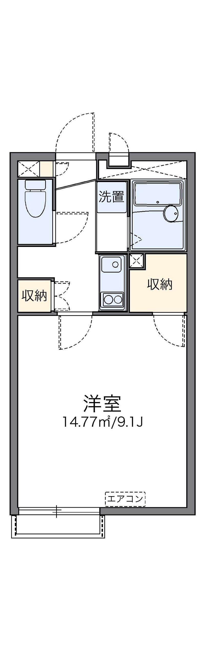 レオネクストメゾンメルヴェイユ 間取図