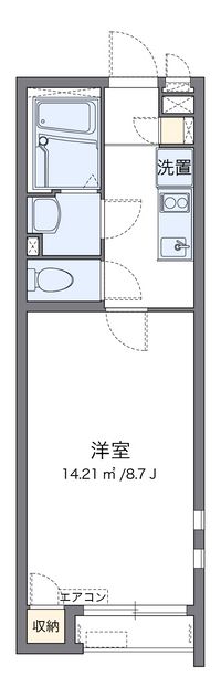 クレイノリバティ菰田Ⅱ 間取り図