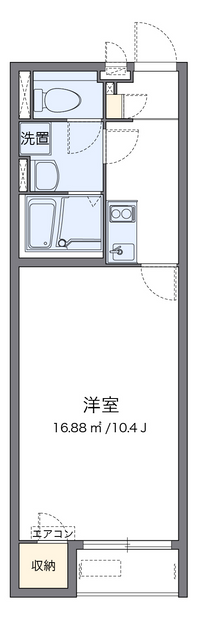 クレイノ拾五 間取り図