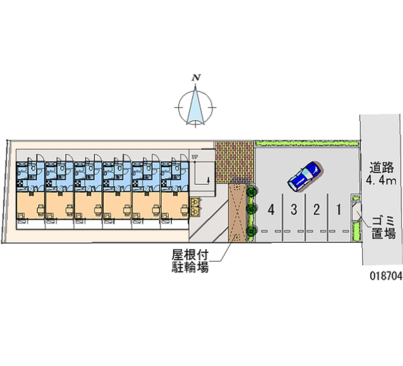 レオパレスＯＤＡＷＡＲＡ 区画図
