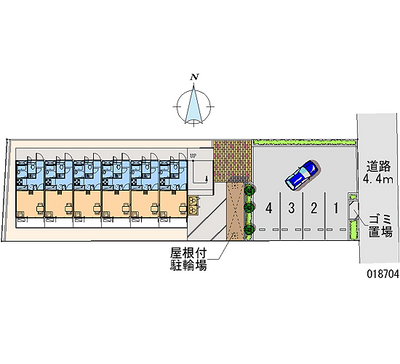 18704 Monthly parking lot