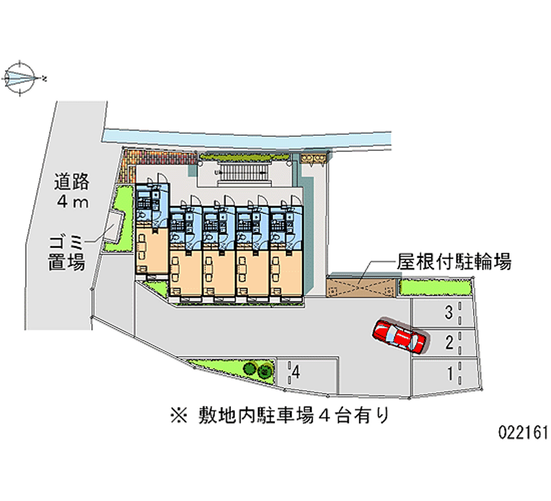 レオパレスウィングス 月極駐車場